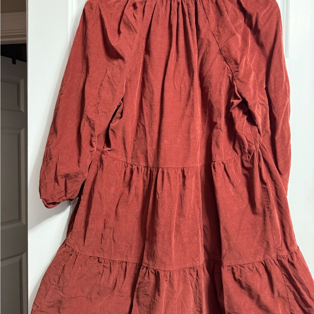 Sonoma Terracotta Long Sleeve Dress - Picture 2 of 3
